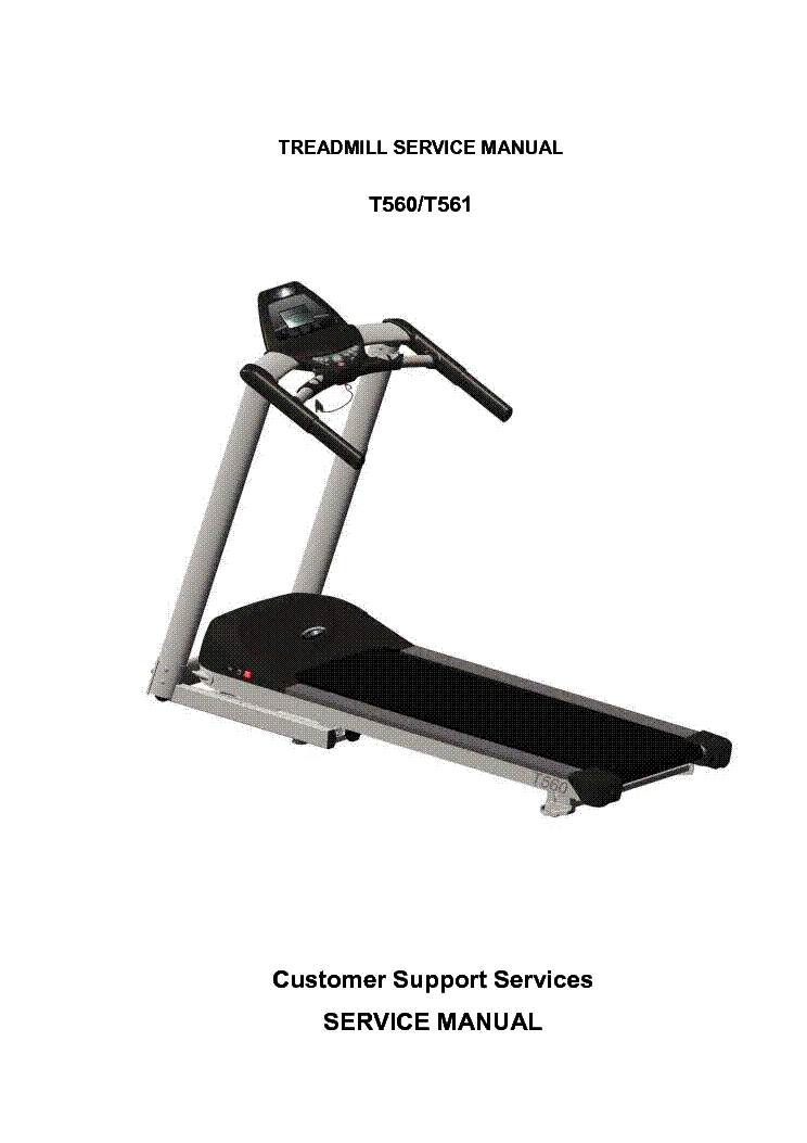 T2000 Treadmill Service Manual